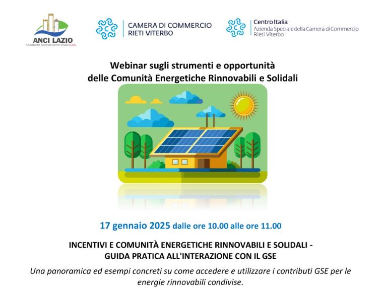 COMANAGE Webinar: Incentives and renewable and solidarity energy communities.