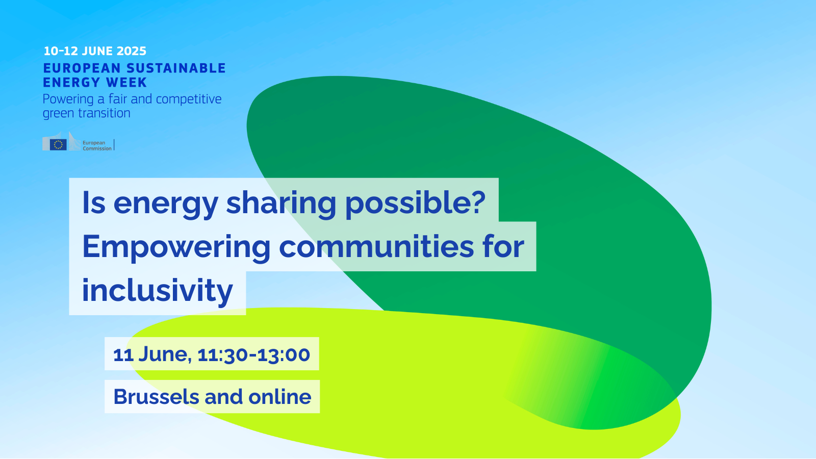 Energy Sharing: EUSEW 2025 Policy Session on Empowering Energy Communities